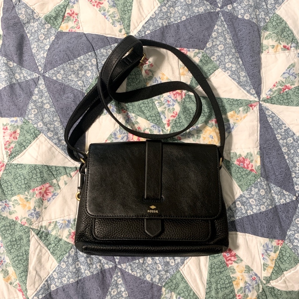 Fossil Black Kinley Crossbody bag NWT